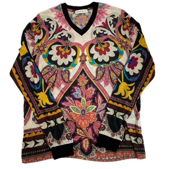 Etro Sweaters - ETRO colourful paisley summer sweater size 38 Small NEW